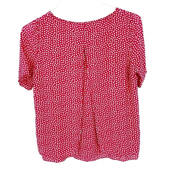 BODEN Nadia Short Sleeve Split Back Relaxed Fit Soft Basic Blouse Top - Picture 5 of 7